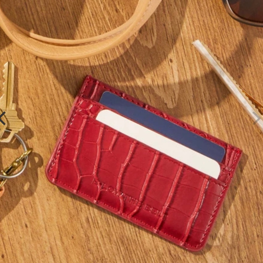 Croc Card Case 🆕 B-low the Belt-Vegan Leather
